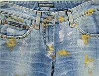 Dolce & Gabbana - Paint Splattered Jeans