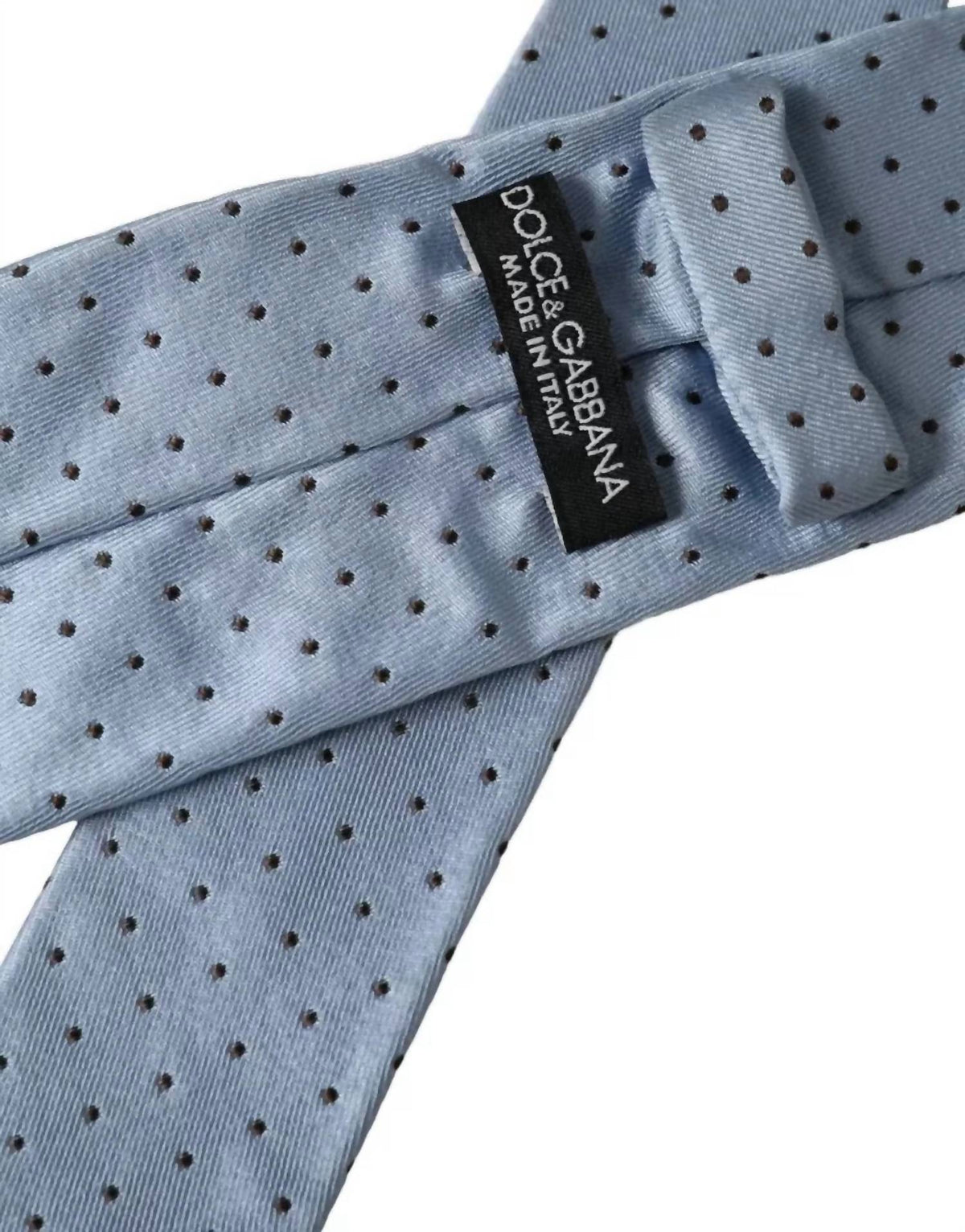 Dolce & Gabbana - Polka Dot Silk Adjustable Tie