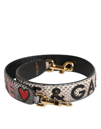 Dolce & Gabbana - Women's Amore Patch Bag Shoulder Strap - black - women - 