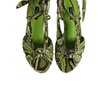 Dolce & Gabbana - Women's Ankle Wrap Sandals Shoes - green - sandals - shoes