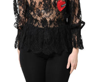 Dolce & Gabbana - Women's Blouse Top - black - blouses - clothing