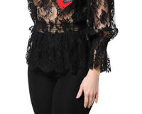 Dolce & Gabbana - Women's Blouse Top - black - blouses - clothing