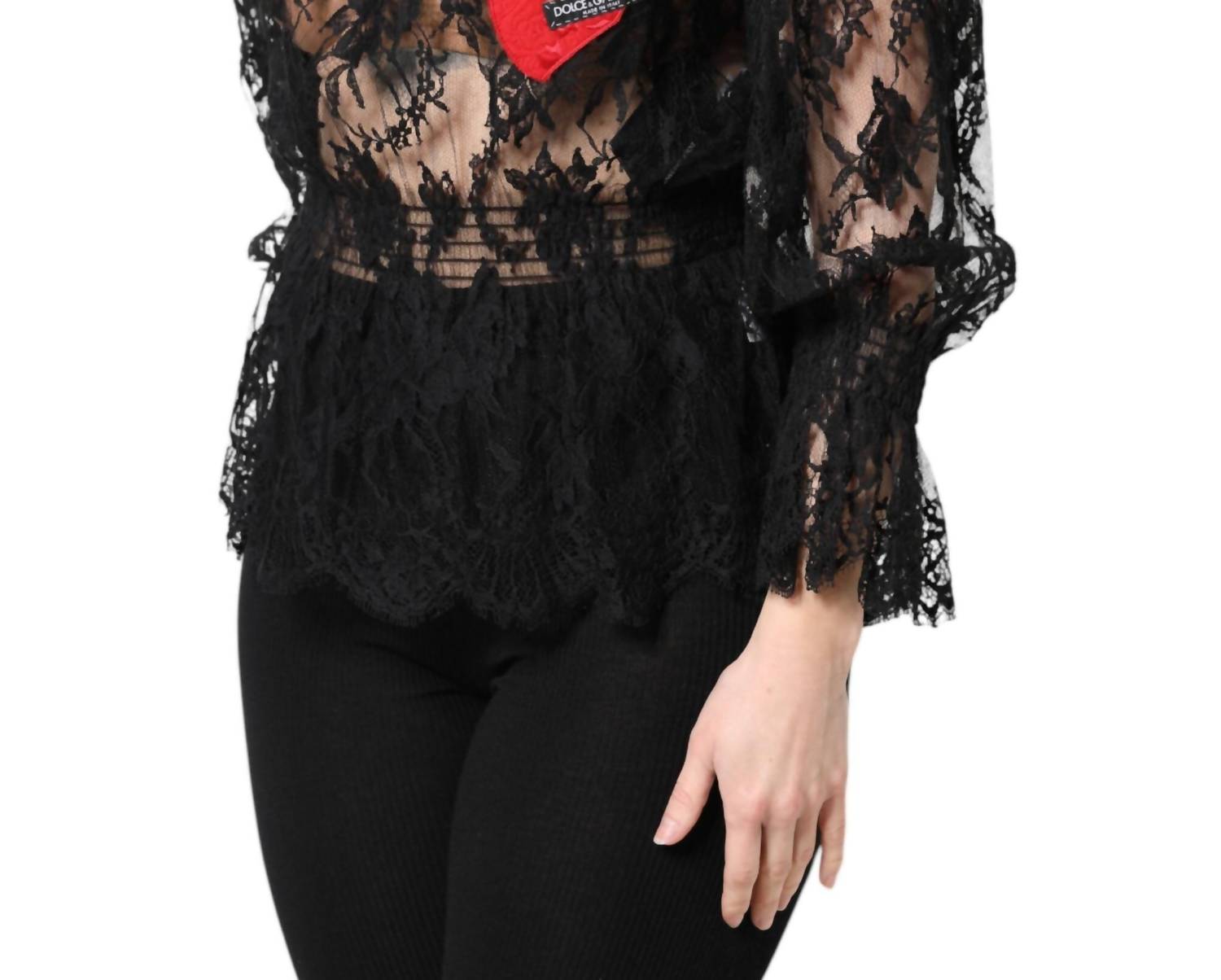 Dolce & Gabbana - Women's Blouse Top - black - blouses - clothing