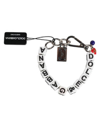 Dolce & Gabbana - Women's Brass Chain Dice Logo Embellished Charm Bracelet - bracelets - brass - jewelry