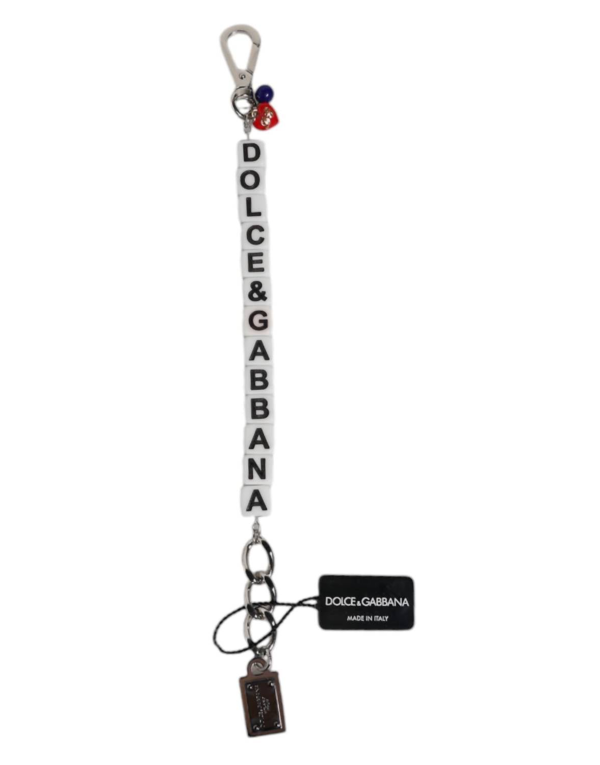 Dolce & Gabbana - Women's Brass Chain Dice Logo Embellished Charm Bracelet - bracelets - brass - jewelry