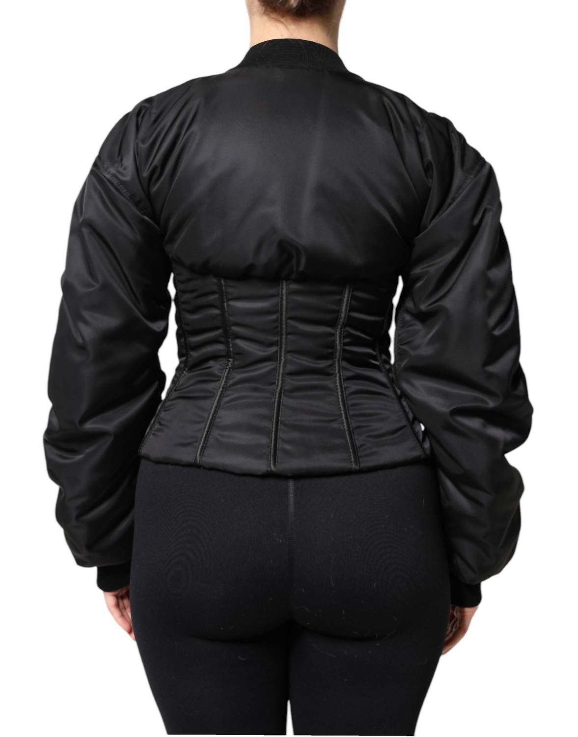 Dolce & Gabbana - Women's Bustier Corset Jacket - black - bomber - jackets - clothing