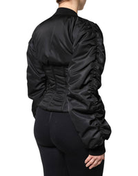 Dolce & Gabbana - Women's Bustier Corset Jacket - black - bomber - jackets - clothing