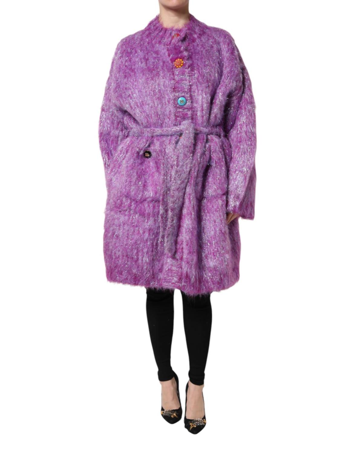 Dolce & Gabbana - Women's Button Embellished Trench Coat Jacket - clothing - coats - jackets