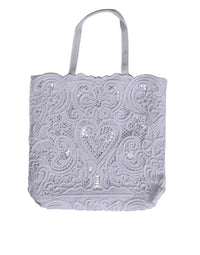 Dolce & Gabbana - Women's Cordonetto Lace Beatrice Tote Shopping Bag - bags - cotton - blend - handbags