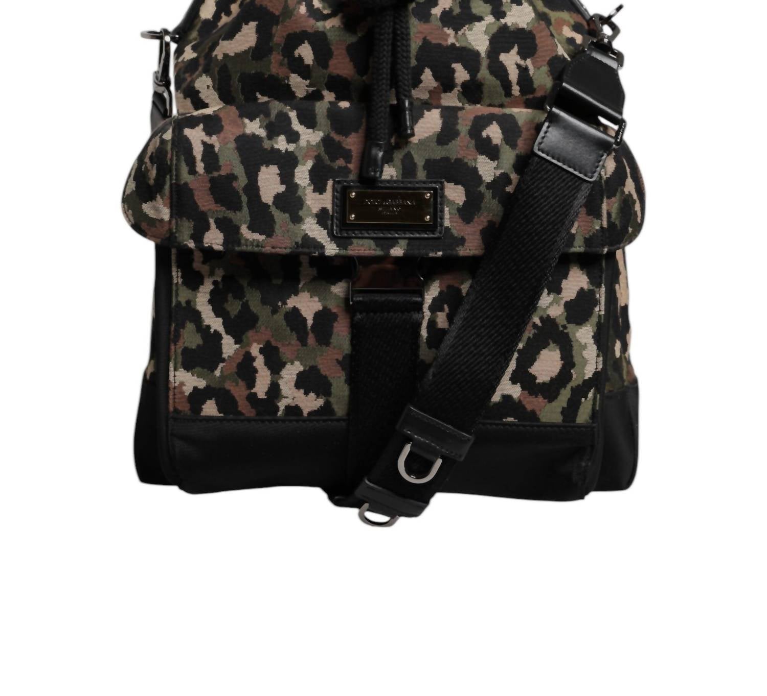 Dolce & Gabbana - Women's Cotton Shoulder Bucket Bag - backpacks - bags - brown