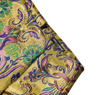 Dolce & Gabbana - Women's Floral Jacquard Mid Waist Mini Skirt - clothing - floral - green