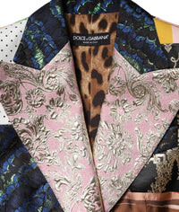 Dolce & Gabbana - Women's Floral Patchwork Jacquard Jacket - brown - clothing - floral