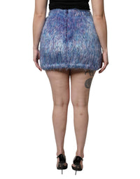 Dolce & Gabbana - Women's High Waist Mini Skirt - blue - clothing - mini