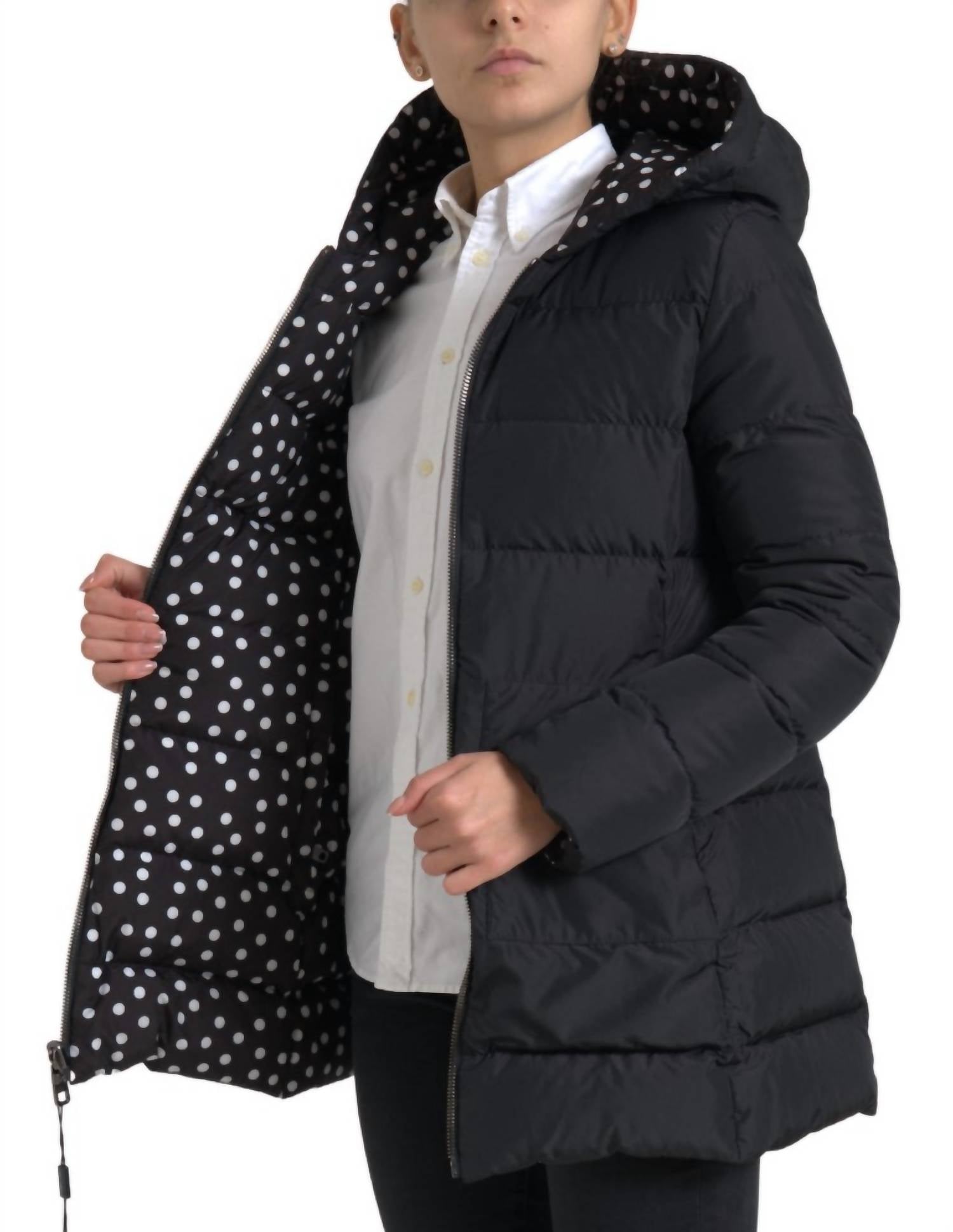 Dolce & Gabbana - Women's Hooded Jacket - black - clothing - coats