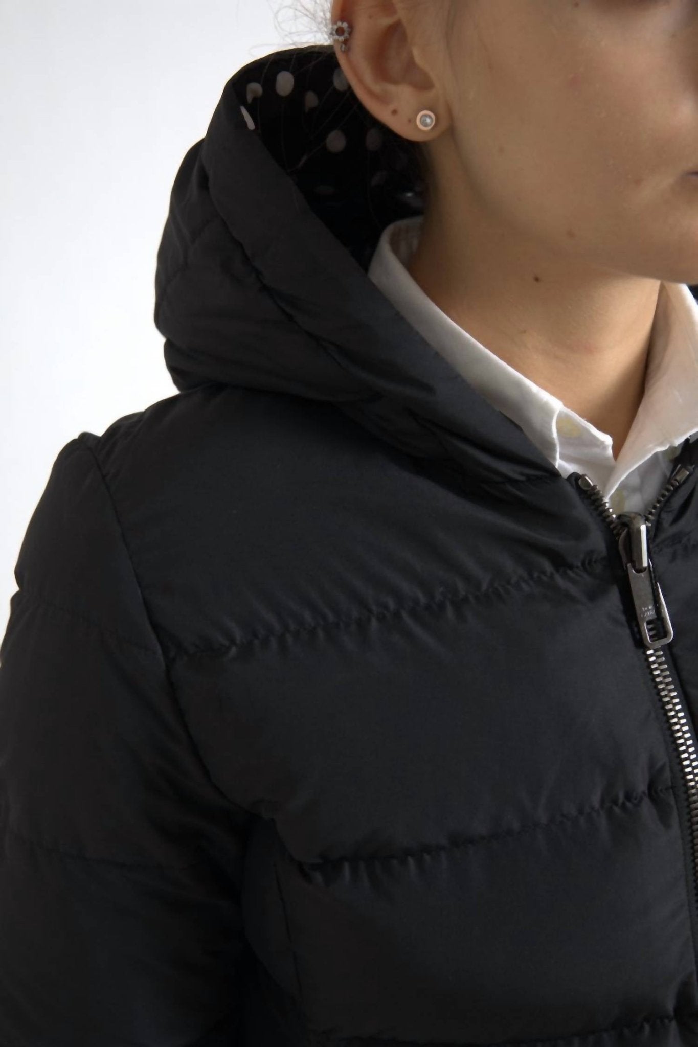 Dolce & Gabbana - Women's Hooded Jacket - black - clothing - coats