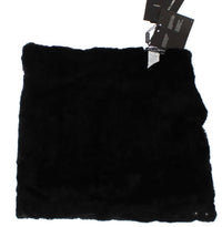 Dolce & Gabbana - Women's Hooded Scarf Wrap - accessories - black - fur