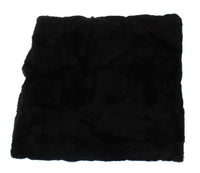 Dolce & Gabbana - Women's Hooded Scarf Wrap - accessories - black - fur