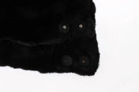 Dolce & Gabbana - Women's Hooded Scarf Wrap - accessories - black - fur
