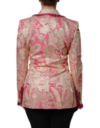 Dolce & Gabbana - Women's Jacquard Nylon Coat Blazer Jacket - blazers - clothing - jackets