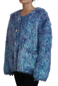 Dolce & Gabbana - Women's Long Sleeve Jacket - blue - clothing - jackets
