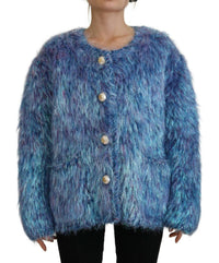 Dolce & Gabbana - Women's Long Sleeve Jacket - blue - clothing - jackets