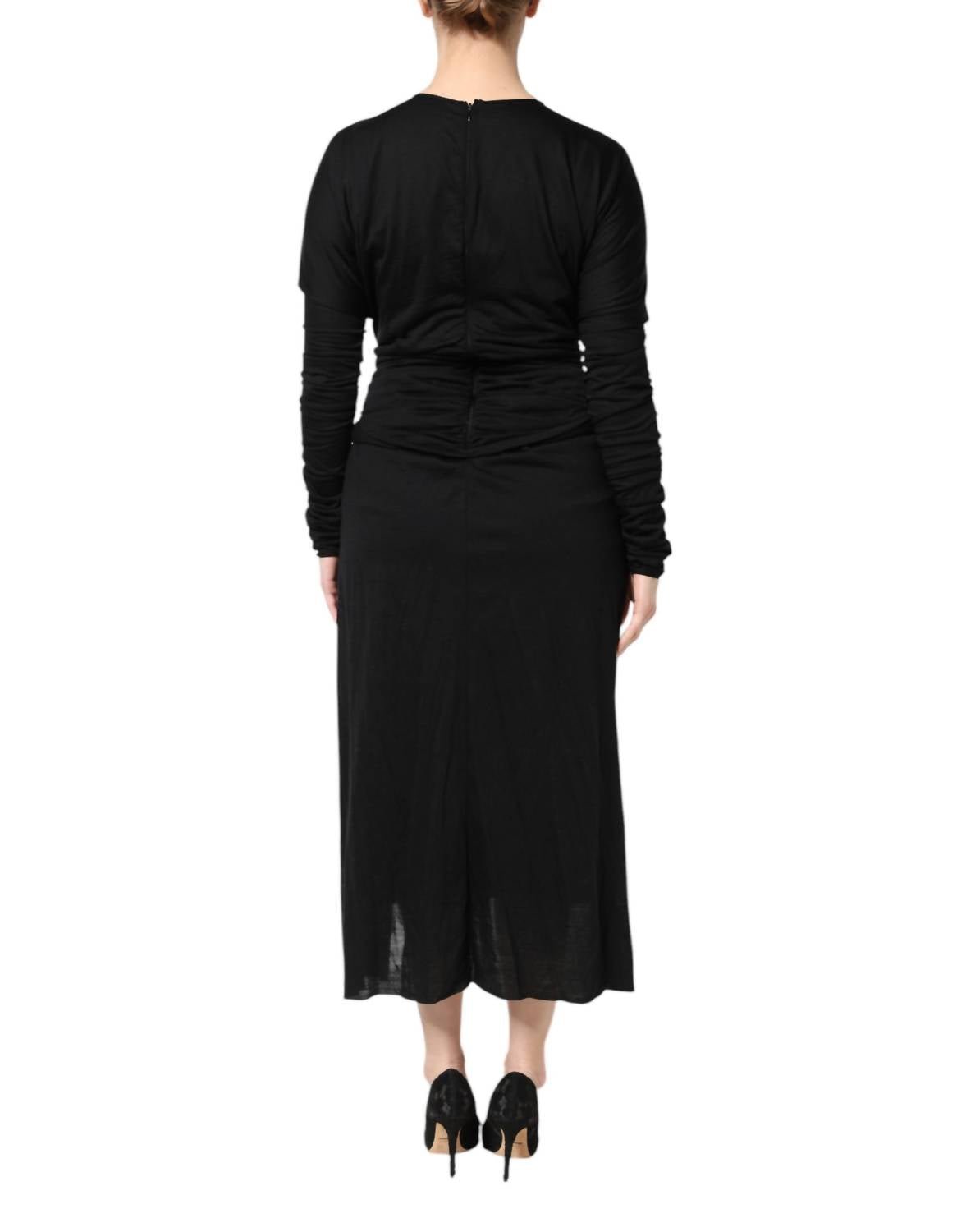 Dolce & Gabbana - Women's Midi Dress - black - clothing - dresses