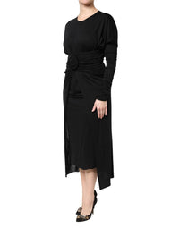 Dolce & Gabbana - Women's Midi Dress - black - clothing - dresses