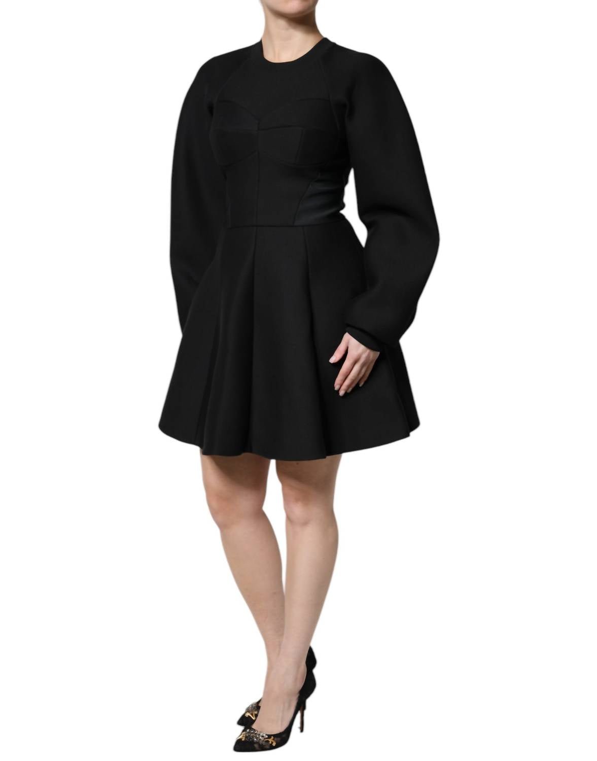 Dolce & Gabbana - Women's Mini Dress - black - clothing - cotton - blend
