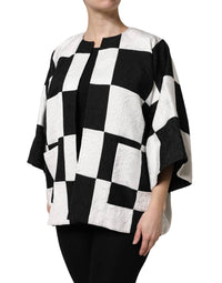 Dolce & Gabbana - Women's Patchwork Jacquard Blazer Jacket - blazers - clothing - jackets