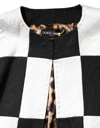 Dolce & Gabbana - Women's Patchwork Jacquard Blazer Jacket - blazers - clothing - jackets