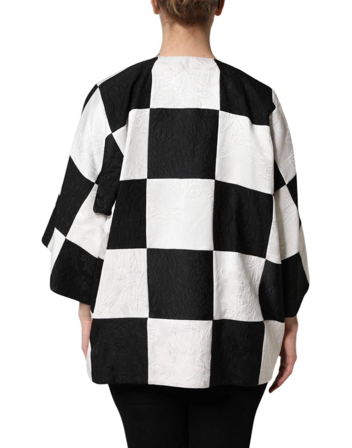 Dolce & Gabbana - Women's Patchwork Jacquard Blazer Jacket - blazers - clothing - jackets