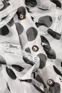 Dolce & Gabbana - Women's Polka Dot Cotton Sleeveless Top - blouses - clothing - polka - dot