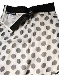 Dolce & Gabbana - Women's Polka Dots Knee Length Skirt - clothing - knee - length - skirts - midi
