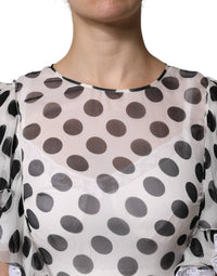Dolce & Gabbana - Women's Polka Dotted Silk Blend A - line Dress - clothing - collection:Graddresses(Auto) - dresses