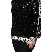 Dolce & Gabbana - Women's Sequin Pullover Sweater - black - cardigans - clothing