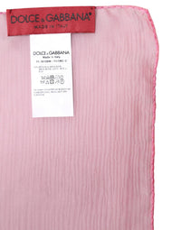Dolce & Gabbana - Women's Silk Rectangle Women Wrap Shawl Scarf - accessories - pink - scarves