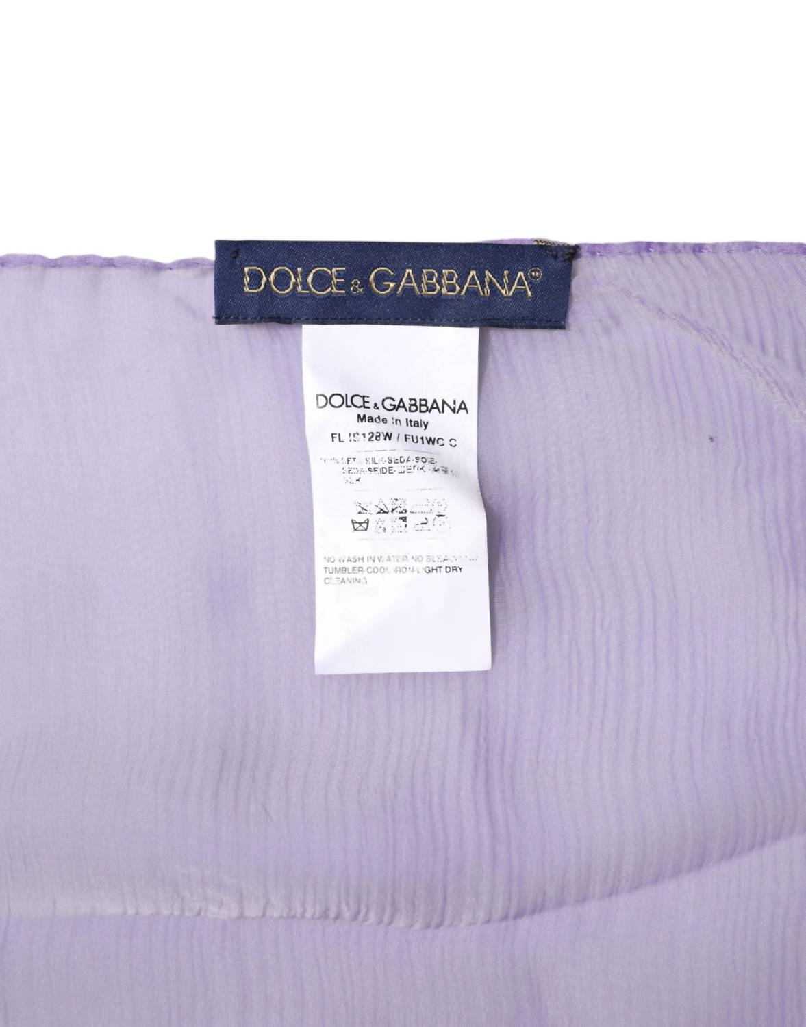 Dolce & Gabbana - Women's Silk Rectangle Wrap Shawl Scarf - accessories - purple - scarves