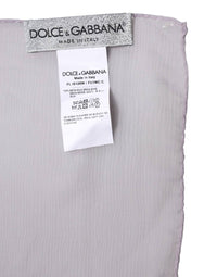 Dolce & Gabbana - Women's Silk Rectangle Wrap Shawl Scarf - accessories - purple - scarves