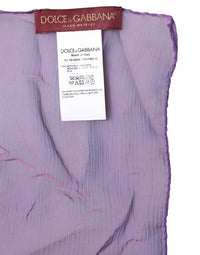 Dolce & Gabbana - Women's Silk Rectangle Wrap Shawl Scarf - accessories - purple - scarves