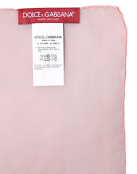Dolce & Gabbana - Women's Silk Rectangle Wrap Shawl Scarf - accessories - pink - scarves