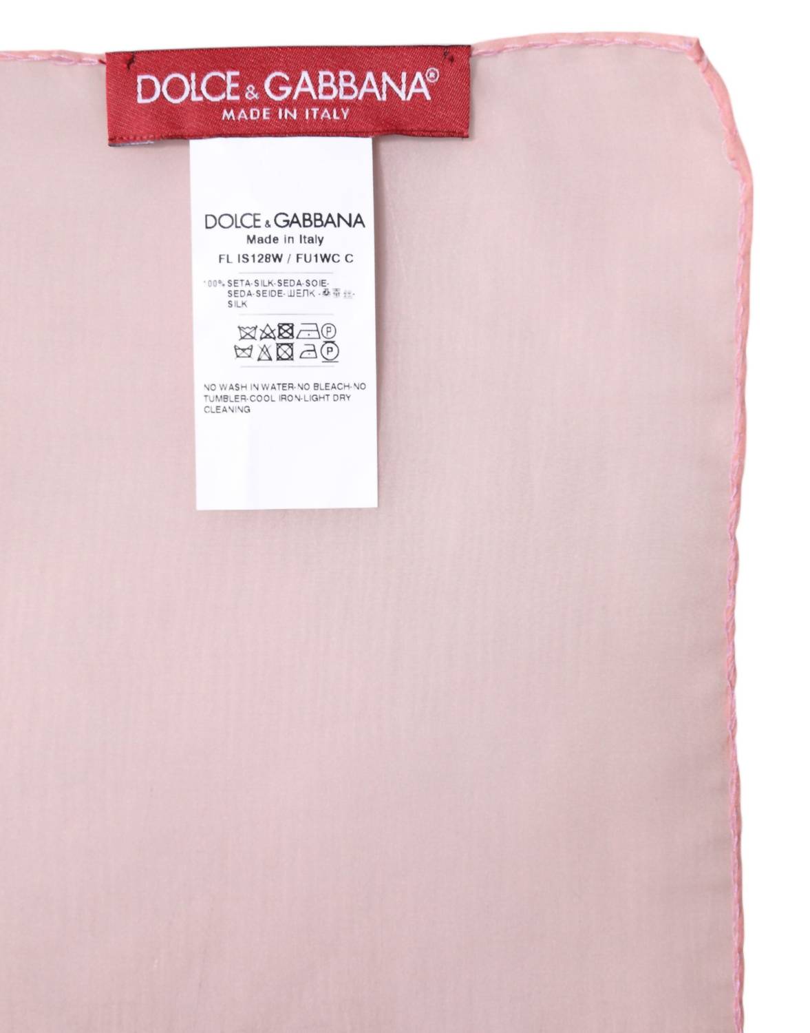 Dolce & Gabbana - Women's Silk Rectangle Wrap Shawl Scarf - accessories - pink - scarves