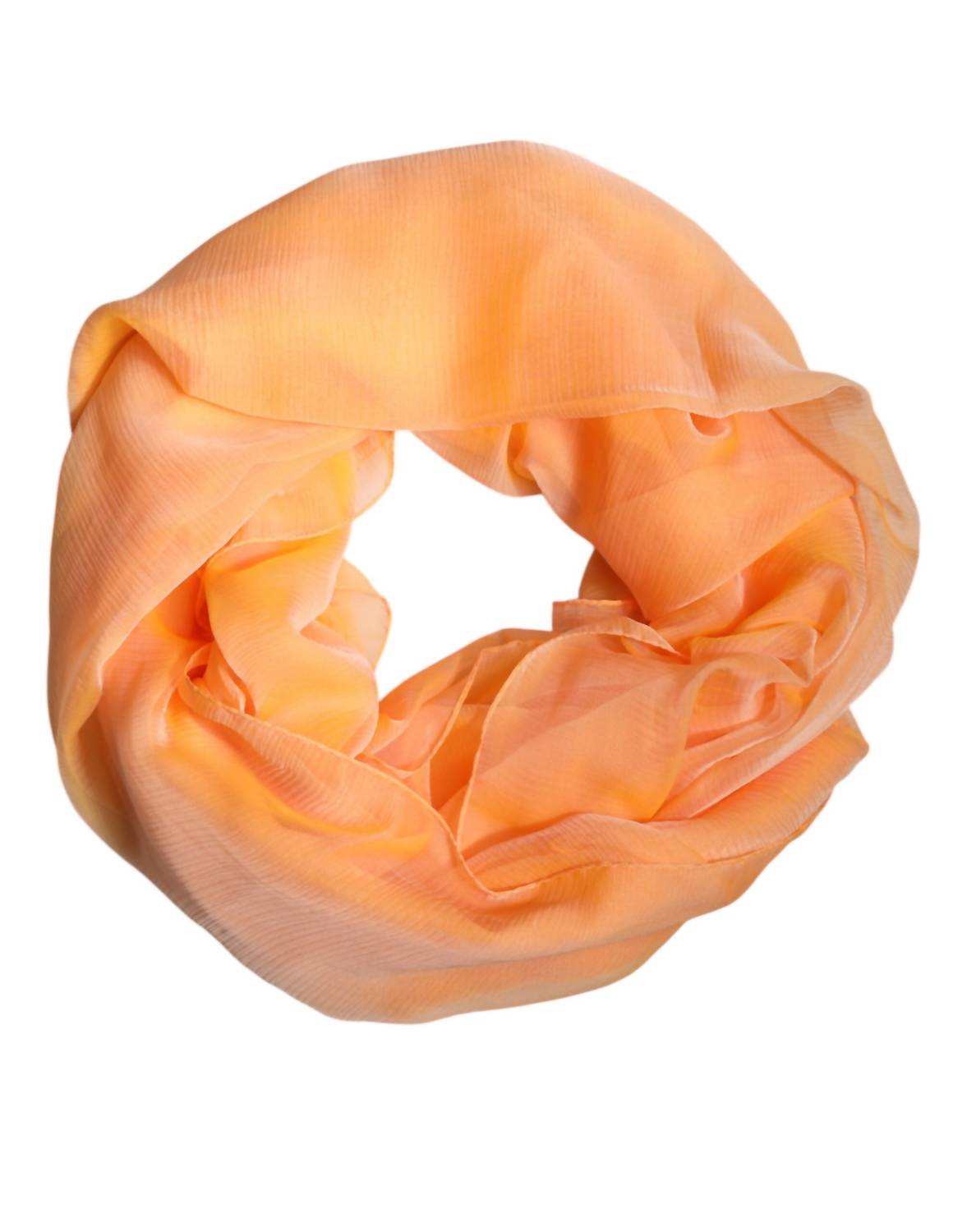 Dolce & Gabbana - Women's Silk Rectangle Wrap Shawl Scarf - accessories - orange - scarves