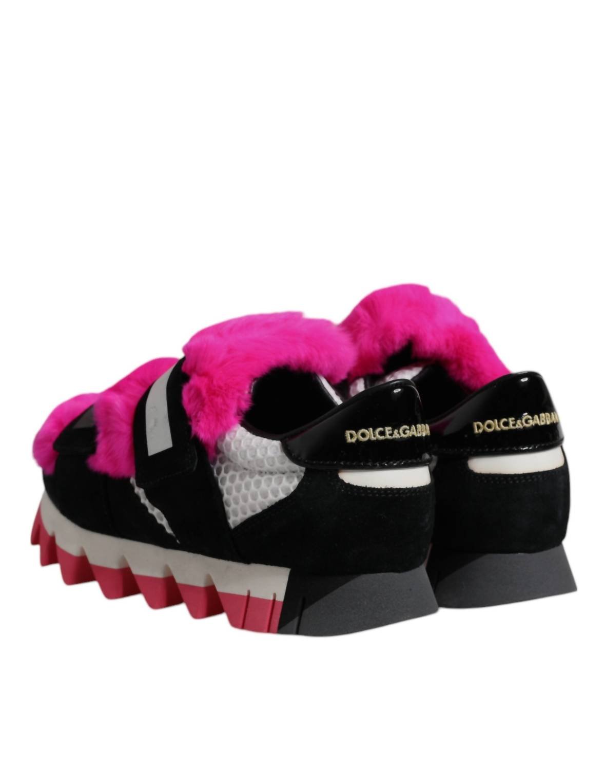 Dolce & Gabbana - Women's Sneakers Shoes - black - leather - shoes
