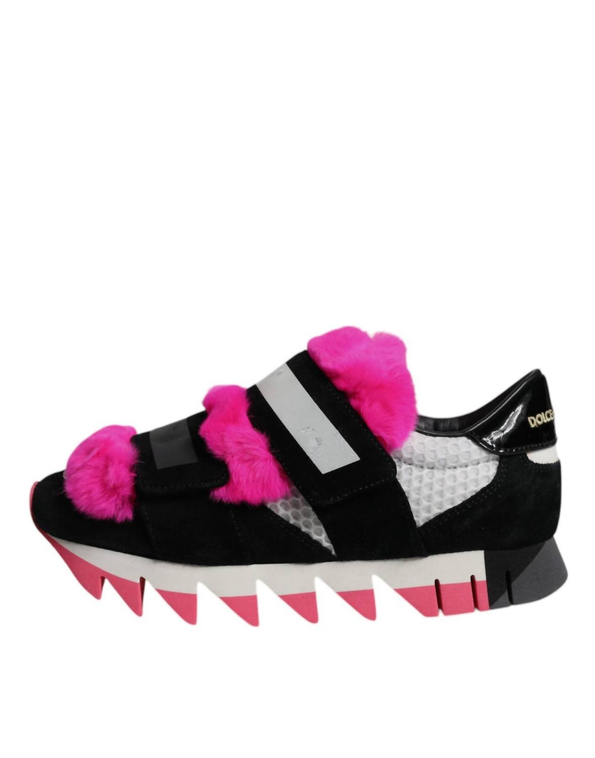 Dolce & Gabbana - Women's Sneakers Shoes - black - leather - shoes