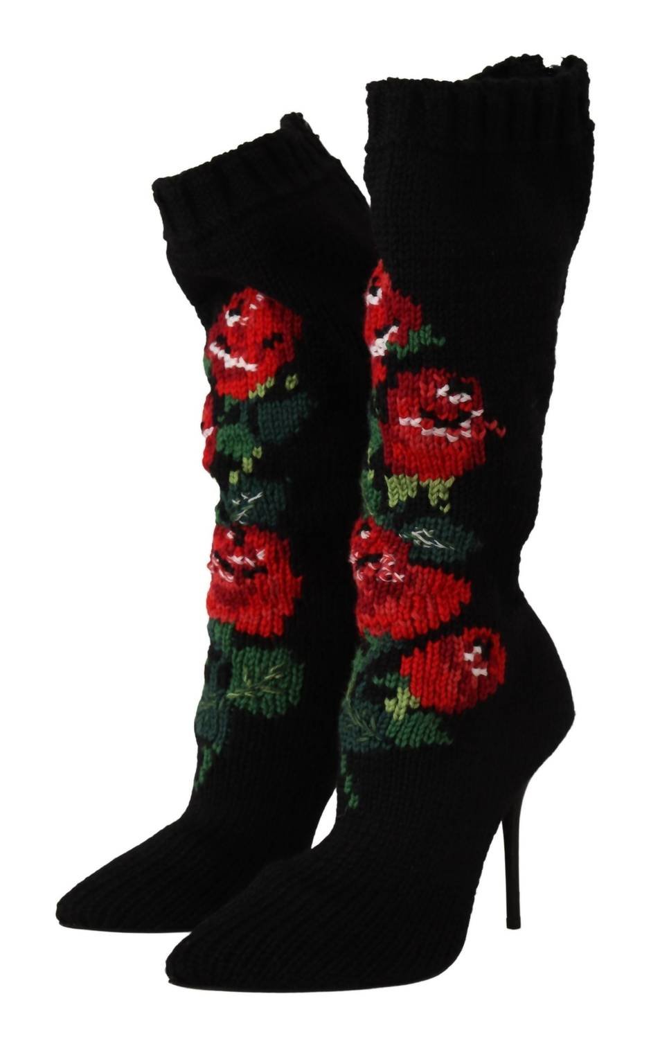Dolce & Gabbana - Women's Sock Boot - black - heeled - boots - shoes