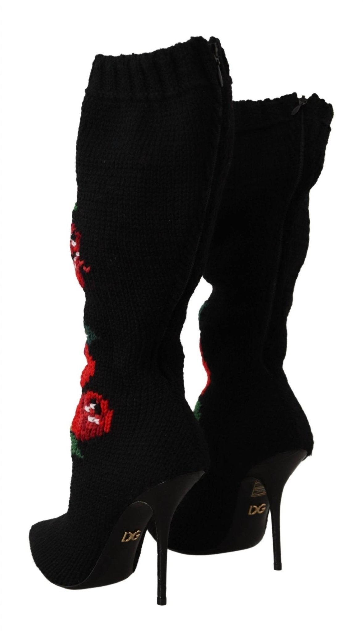 Dolce & Gabbana - Women's Sock Boot - black - heeled - boots - shoes