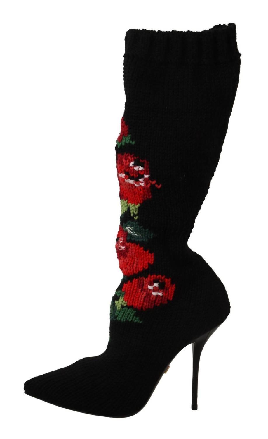 Dolce & Gabbana - Women's Sock Boot - black - heeled - boots - shoes