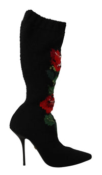 Dolce & Gabbana - Women's Sock Boot - black - heeled - boots - shoes