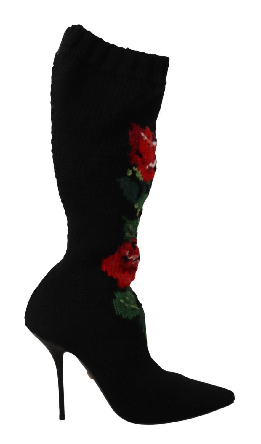 Dolce & Gabbana - Women's Sock Boot - black - heeled - boots - shoes
