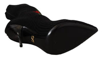 Dolce & Gabbana - Women's Sock Boot - black - heeled - boots - shoes